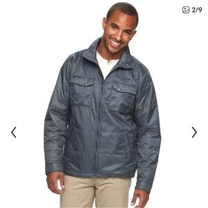 Columbia Upper Barron Thermal Coil Men's Utility Puffer Jacket in Slate Gray